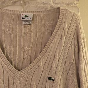 Lacoste Cream Sweater